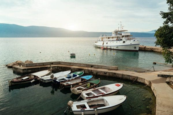 Kroatien Küste Hafen