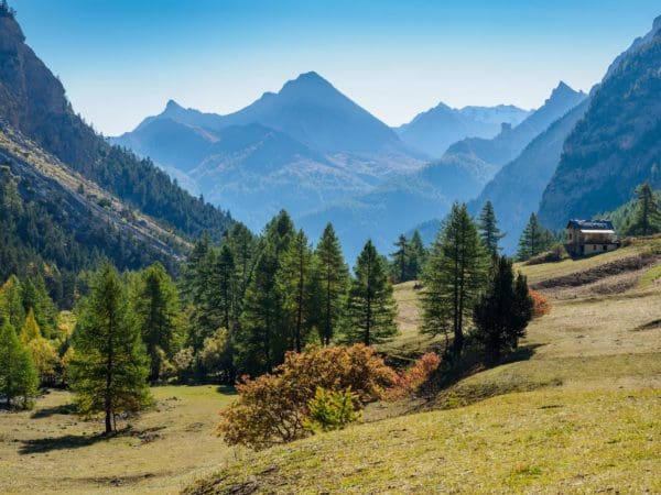 Etroite Valley in Hautes-Alpes, Frankreich
